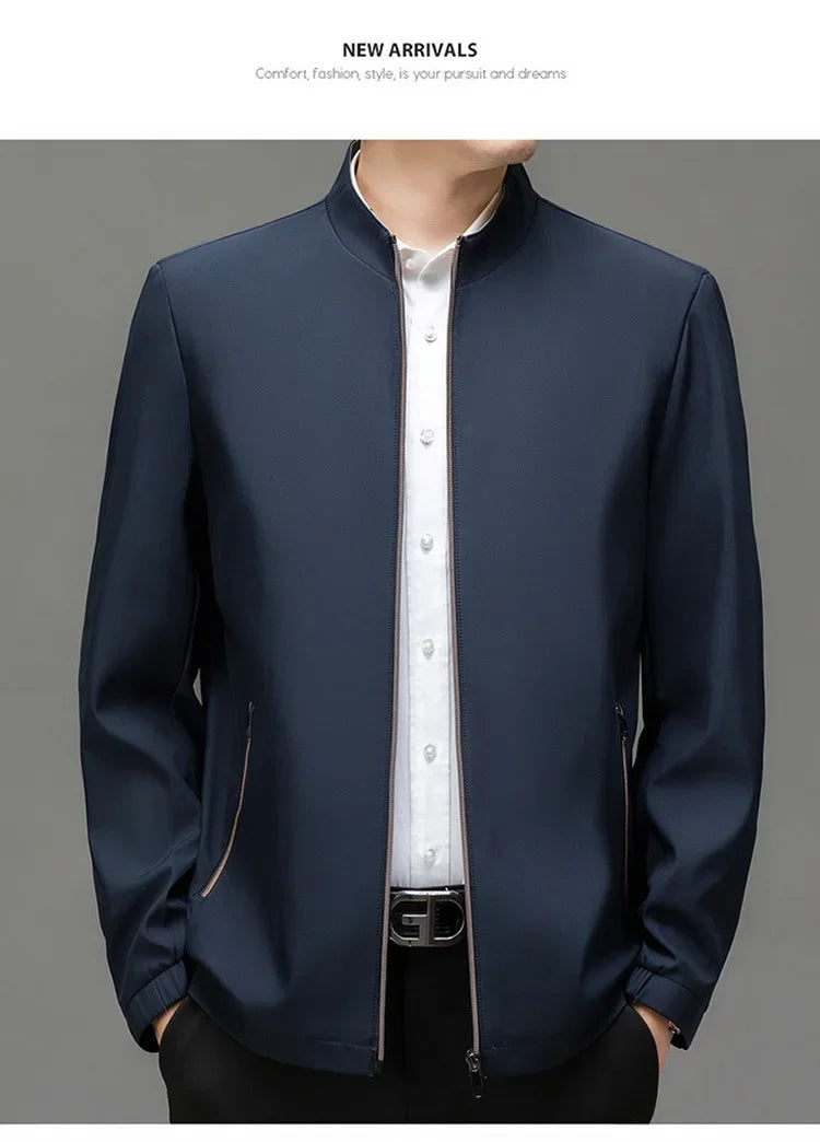 "Taglio Nobile" – Stand Collar Jacket By Enzo Bellari®