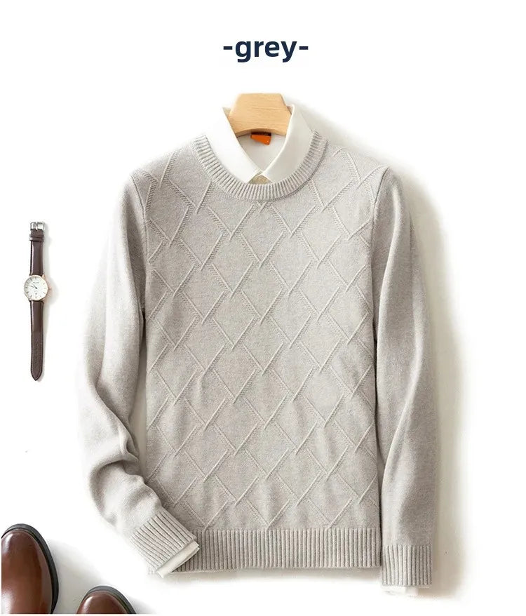 "Alma Bella" – Thickened Cashmere Sweater By Enzo Bellari®