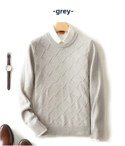 "Alma Bella" – Thickened Cashmere Sweater By Enzo Bellari®