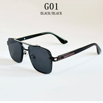 "Oro di Mare" – Luxury Square Rimless Sunglasses By Enzo Bellari®