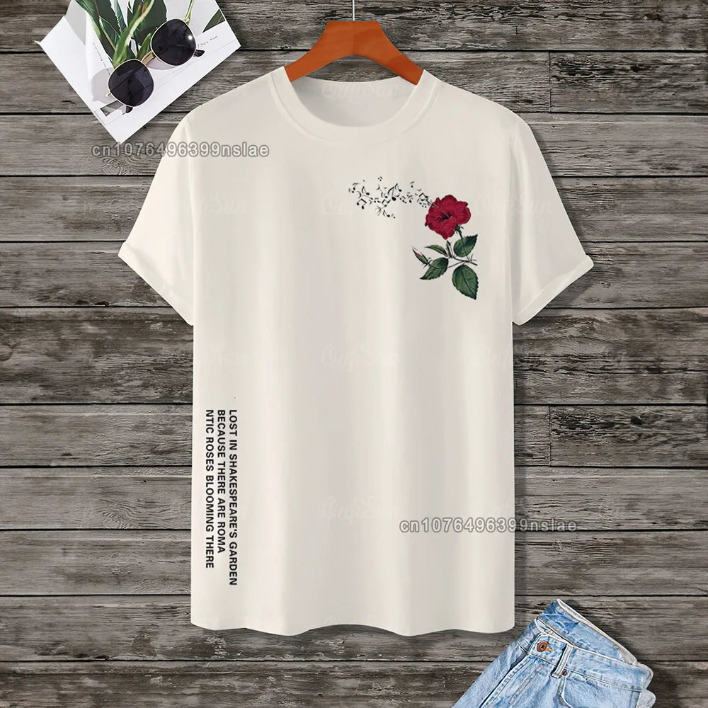 "Il Giardino" – Flower Graphic Tee By Enzo Bellari®