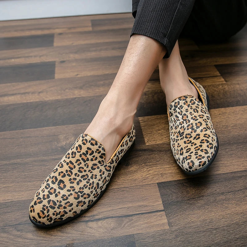 "Sole di Capri" – Leopard Print Loafers By Enzo Bellari®