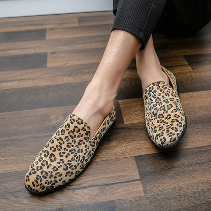 "Sole di Capri" – Leopard Print Loafers By Enzo Bellari®