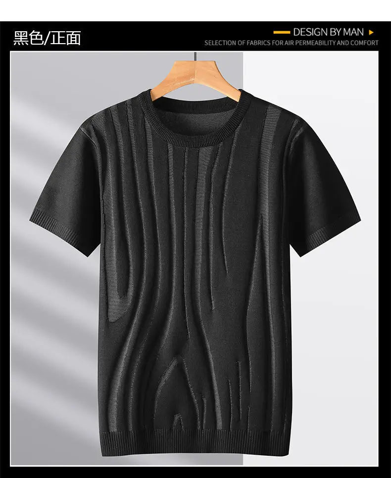 "Sole di Capri" – Round Neck Casual T-Shirt By Enzo Bellari®