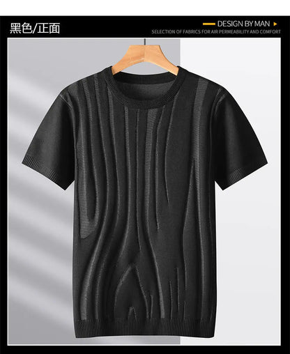 "Sole di Capri" – Round Neck Casual T-Shirt By Enzo Bellari®