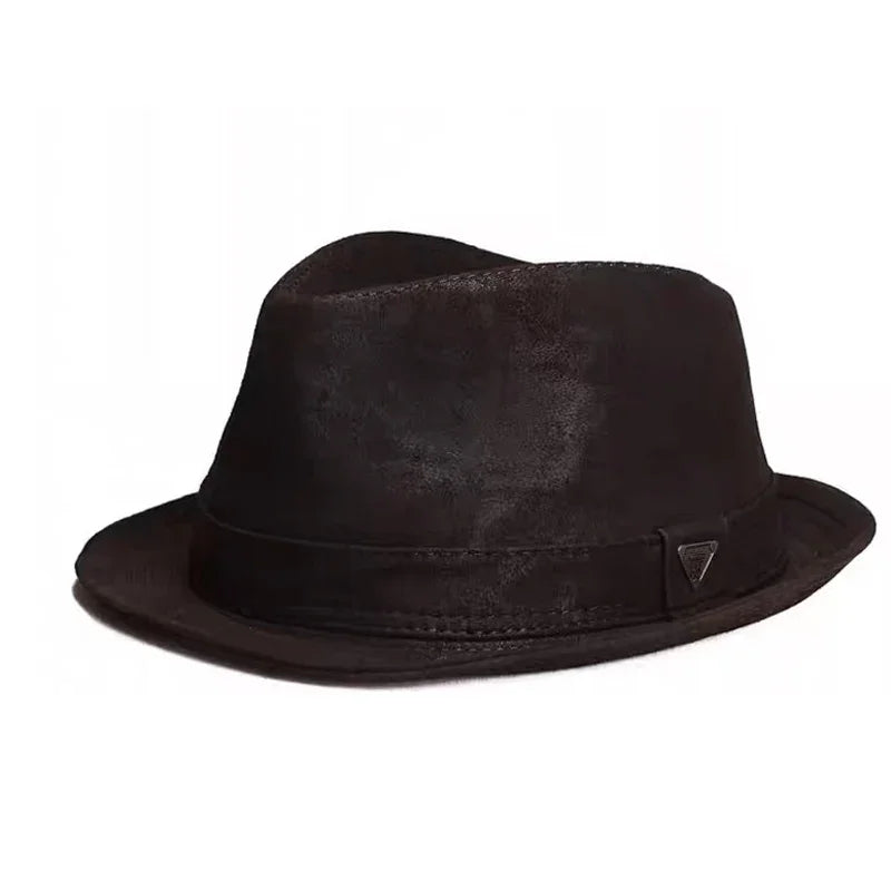 "Oro di Mare" – Genuine Leather Top Hat By Enzo Bellari®