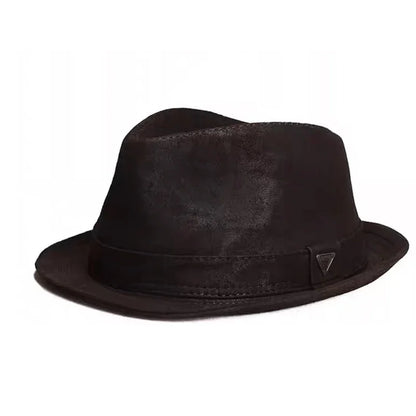 "Oro di Mare" – Genuine Leather Top Hat By Enzo Bellari®