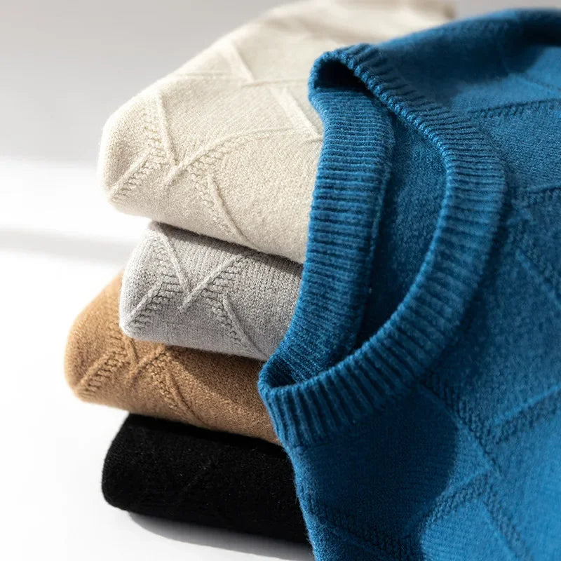 "Alma Bella" – Thickened Cashmere Sweater By Enzo Bellari®