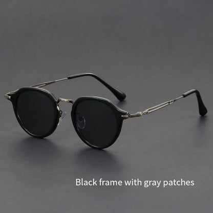 "Oro di Mare" – Metal Round Frame Sunglasses By Enzo Bellari®