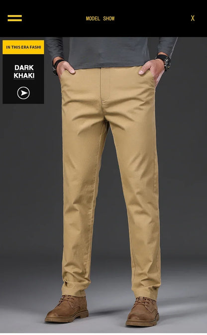 "Slim Naturale" – Cotton Slim Fit Pants By Enzo Bellari®