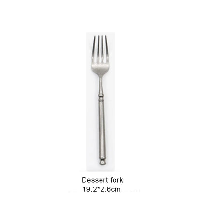 "Acciaio Retrò" – Stainless Flatware Cutlery Set By Enzo Bellari®