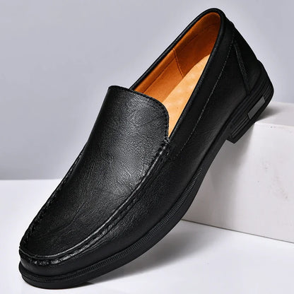 "Scivolo Vero" – Leather Slip-on Loafers By Enzo Bellari®
