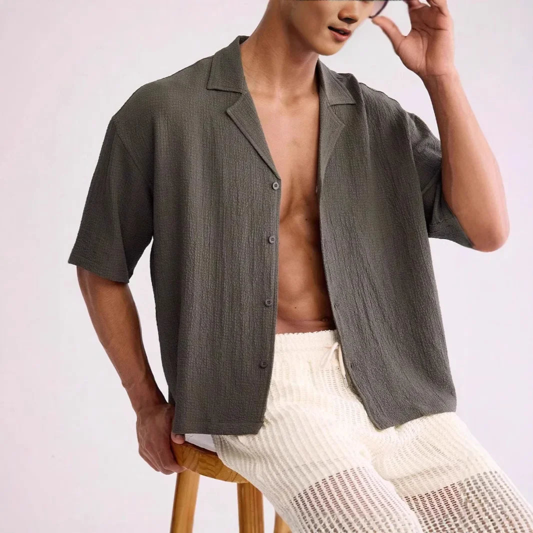 "Collo Morbido" – Loose Collar Shirt By Enzo Bellari®