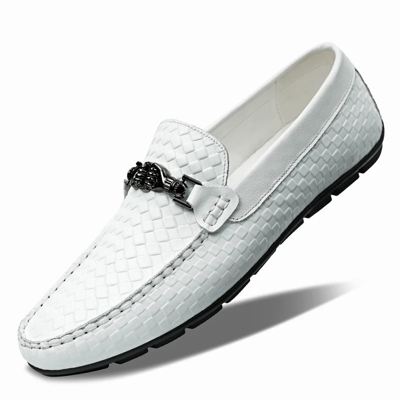 "Sole di Capri" – Genuine Leather Moccasin Loafers By Enzo Bellari®