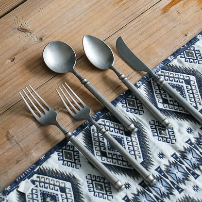 "Acciaio Retrò" – Stainless Flatware Cutlery Set By Enzo Bellari®