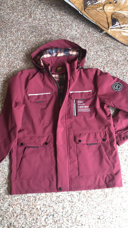 "Vera Luce" – Hooded Windbreaker Jacket By Enzo Bellari®