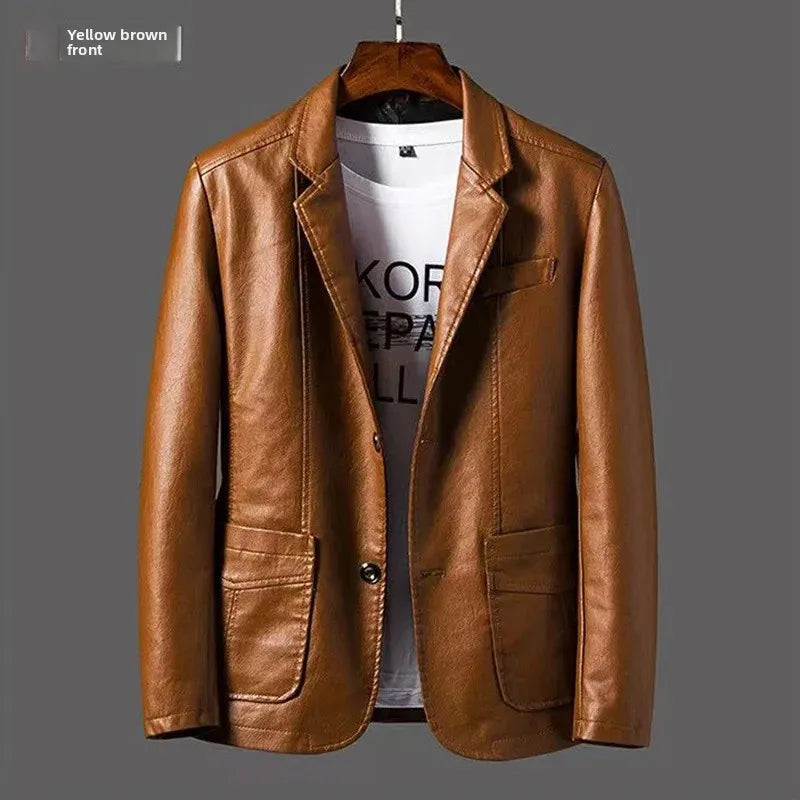 "Sole di Capri" – Retro Leather Streetwear Jacket By Enzo Bellari®