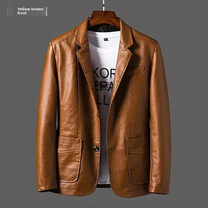 "Sole di Capri" – Retro Leather Streetwear Jacket By Enzo Bellari®