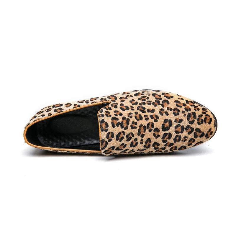"Sole di Capri" – Leopard Print Loafers By Enzo Bellari®