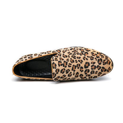 "Sole di Capri" – Leopard Print Loafers By Enzo Bellari®