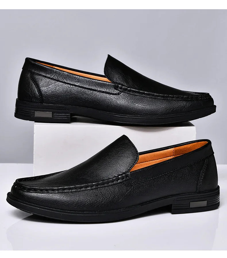 "Scivolo Vero" – Leather Slip-on Loafers By Enzo Bellari®