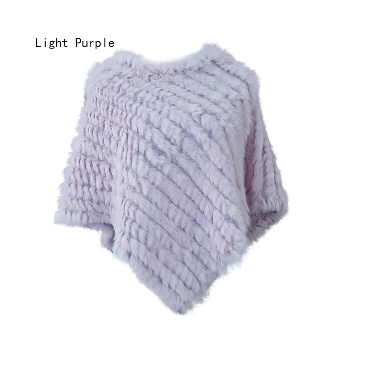 "Coniglio Reale" – Fur Poncho Vest By Enzo Bellari®