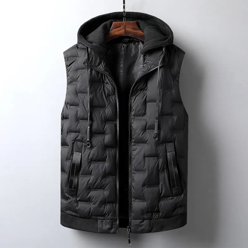 "Vera Luce" – Hooded Windproof Winter Vest By Enzo Bellari®