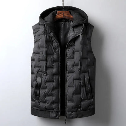 "Vera Luce" – Hooded Windproof Winter Vest By Enzo Bellari®
