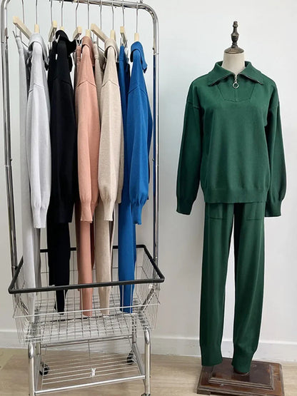 "Cielo Stellato" – Knit Sweater & Jogger Set By Enzo Bellari®