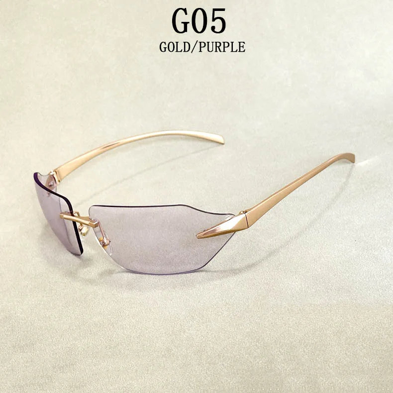 "Sole di Capri" – Rimless Vintage Sunglasses By Enzo Bellari®