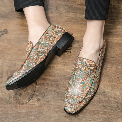 "Stampa Nobile" – Printed Leather Loafers By Enzo Bellari®