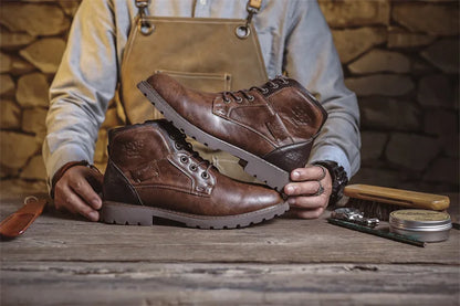 "Colpo Forte" – Leather Ankle Boots By Enzo Bellari®