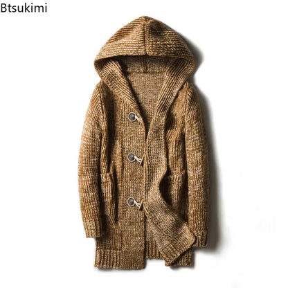 "Maglia Soffice" – Hooded Knit Sweater By Enzo Bellari®