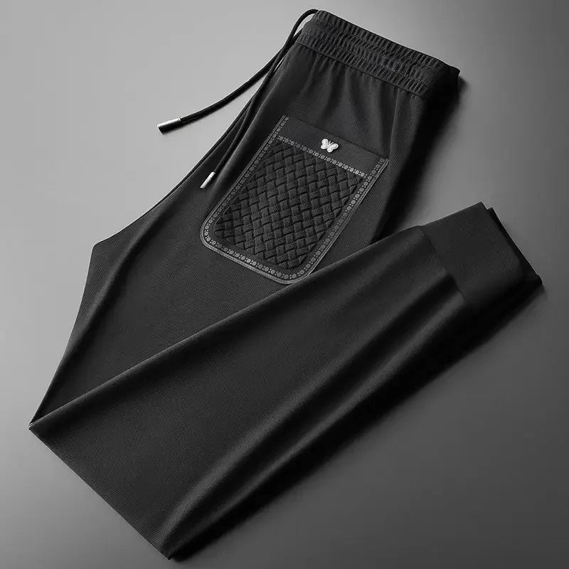 "Fior di Vento" – Embroidered Casual Pants By Enzo Bellari®