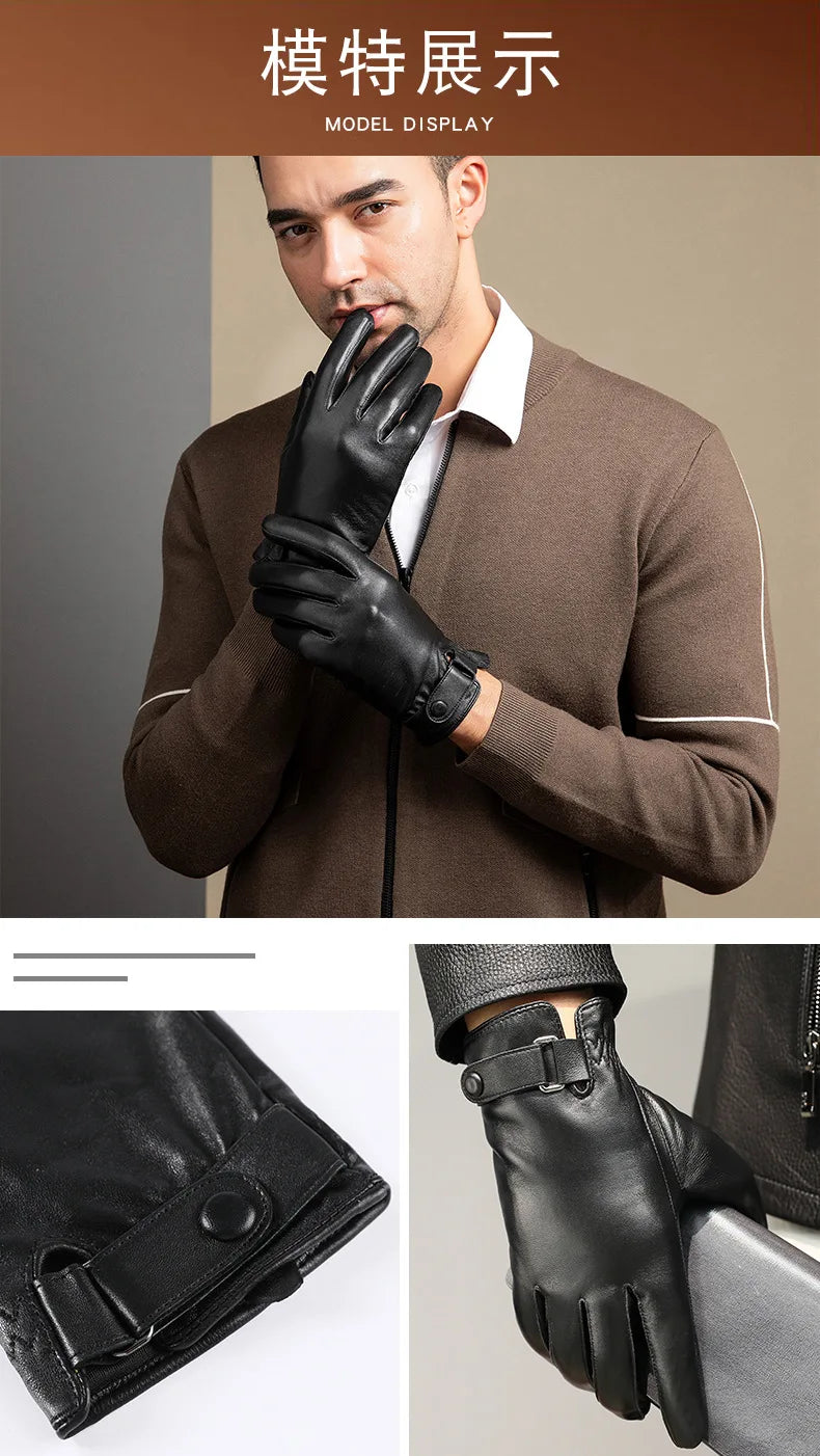 "Mano Calda" – Sheepskin Winter Gloves By Enzo Bellari®