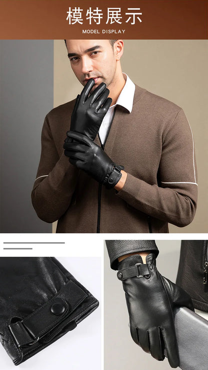 "Mano Calda" – Sheepskin Winter Gloves By Enzo Bellari®
