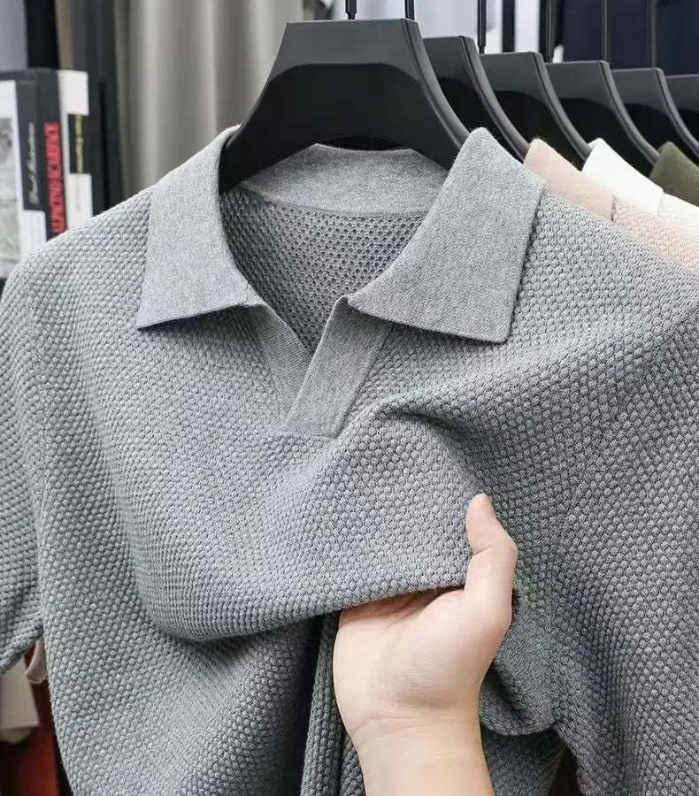 "Vera Luce" – Cotton Short Sleeve Polo Shirt By Enzo Bellari®