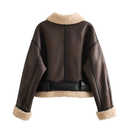 "Collo Peloso" – Fur Collar Short Jacket By Enzo Bellari®