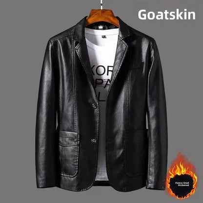 "Sole di Capri" – Retro Leather Streetwear Jacket By Enzo Bellari®