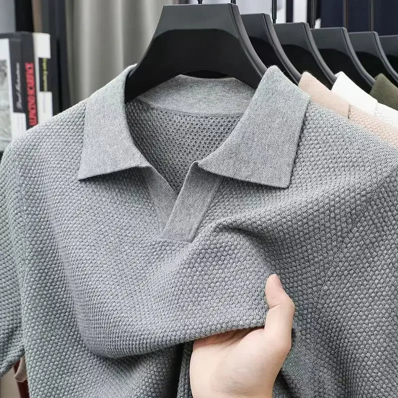 "Vera Luce" – Cotton Short Sleeve Polo Shirt By Enzo Bellari®