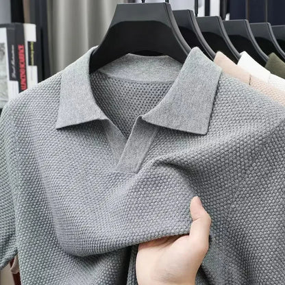 "Vera Luce" – Cotton Short Sleeve Polo Shirt By Enzo Bellari®