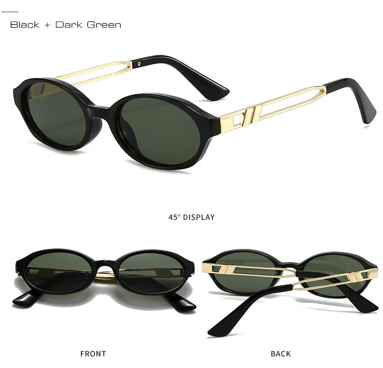 "Vista Antica" – Oval Retro Sunglasses By Enzo Bellari®