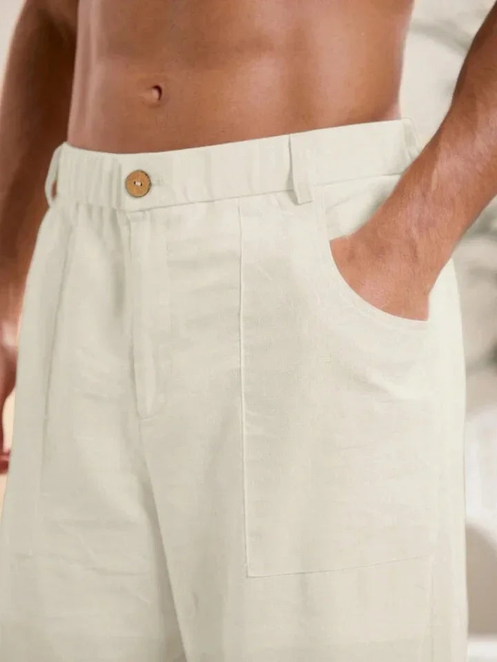 "Tessuto Libero" – Loose Linen Pants By Enzo Bellari®