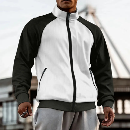 "Luna Dorata" – Checkered Color Block Jacket By Enzo Bellari®