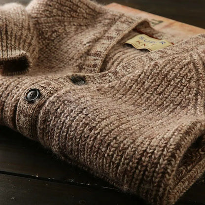 "Maglia Nobile" – Knitted Cardigan Sweater By Enzo Bellari®