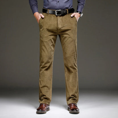 "Bello Sogno" – Corduroy Business Casual Pants By Enzo Bellari®