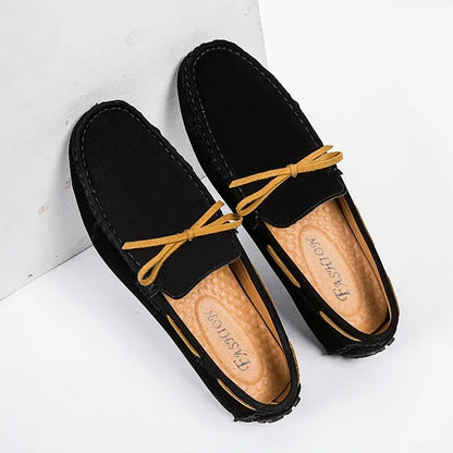 "Passo Morbido" – Suede Penny Loafers By Enzo Bellari®