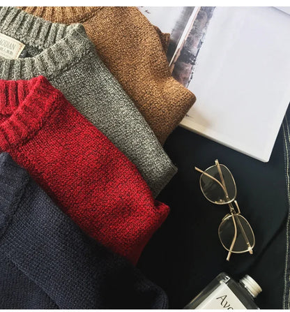 "Sole di Capri" – Thickened Knit Sweater By Enzo Bellari®