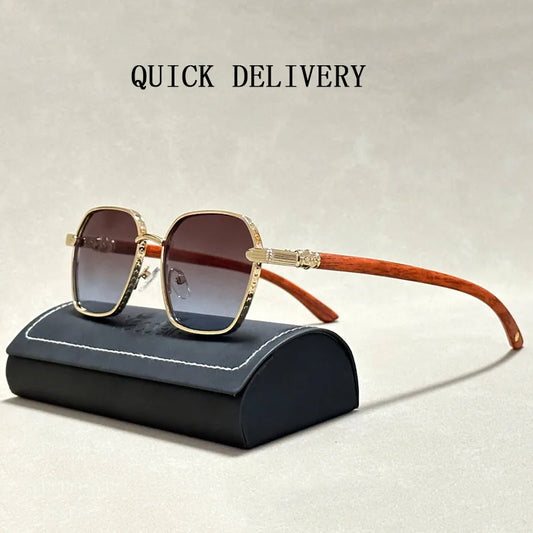 "Sogno d'Oro" – Wooden Retro Sunglasses By Enzo Bellari®