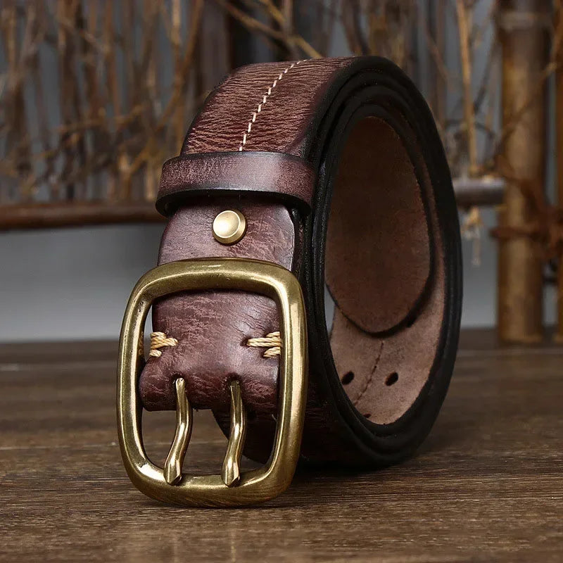 "Cintura Viva" – Cowskin Leather Belt By Enzo Bellari®